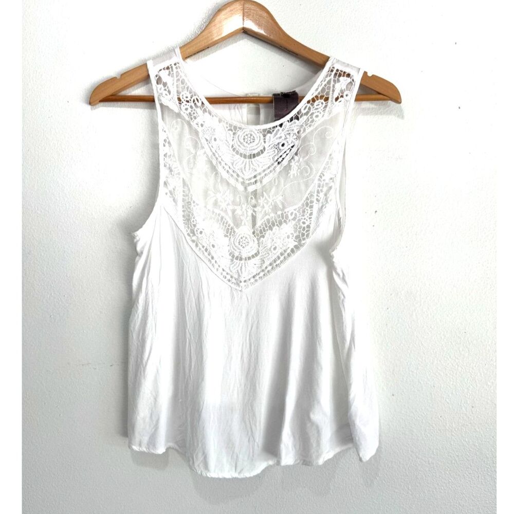 Moon Collection crop top los Angeles Y2K lace babydoll cottage romantic women M